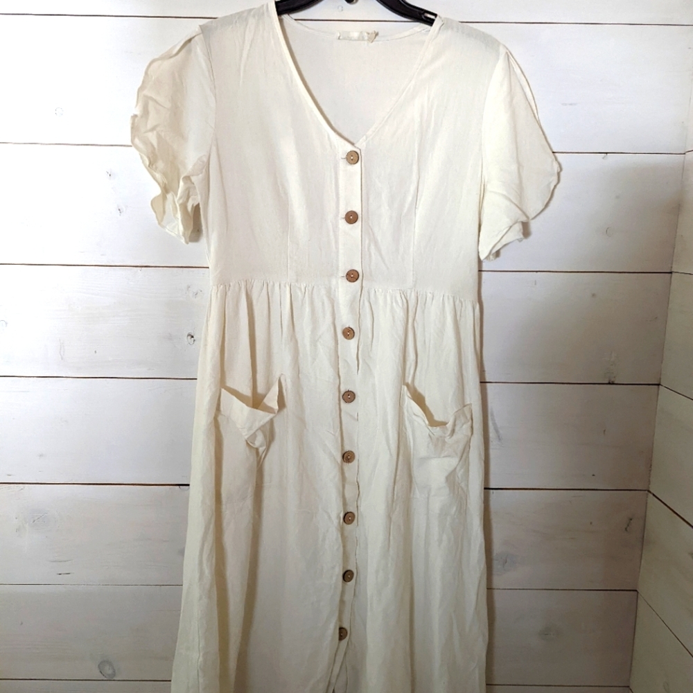 COPY - White Midi Dress